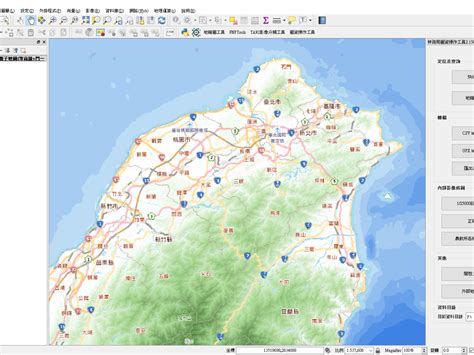 台灣山脈地圖全圖|臺灣山岳3D模型｜中央研究院人社中心地理資訊科學研究專題中